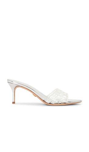 Tia Jelly Heel in Metallic , grey. - size 6 (also in 6.5) - Veronica Beard - Modalova