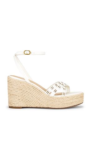 Philene Wedge Sandal in White. - size 10 (also in 6, 6.5, 7, 7.5, 8, 8.5, 9, 9.5) - Veronica Beard - Modalova