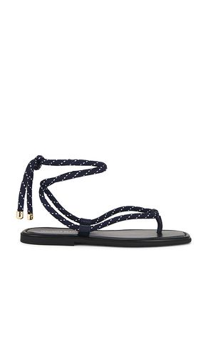 Carmina Cord Sandal in Navy. - size 6 (also in 7) - Veronica Beard - Modalova