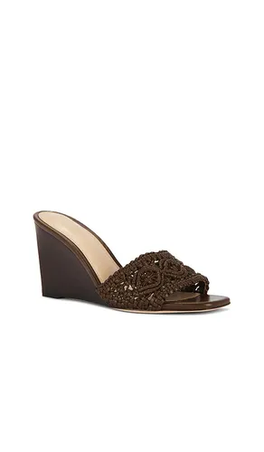 Sandalia ellen macrame en color marrón talla 7 (también en 7.5, 8.5, 9) - Veronica Beard - Modalova