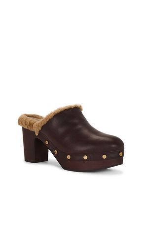 Larken Shearling Platform Clog in . Taglia 10. Also in 6.5, 7, 7.5, 9, 9.5 - Veronica Beard - Modalova
