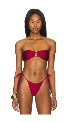 Bailey Reversible Bandeau Bikini Top in Burgundy. - size M (also in S, XS) - VDM - Modalova