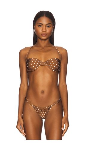 Polly Reversible Bikini Top in Brown. - size L (also in M, S, XS) - VDM - Modalova