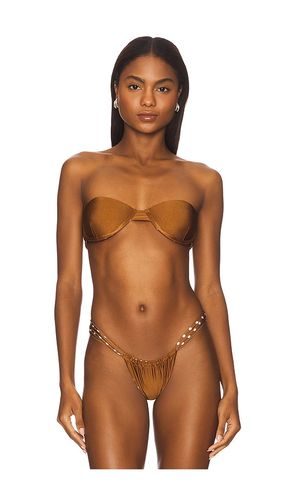 Polly Reversible Bikini Top in Brown. - size M (also in S, XS) - VDM - Modalova