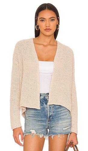 Terrah Cardigan in Beige. - size L (also in M, S, XL, XS) - Velvet by Graham & Spencer - Modalova