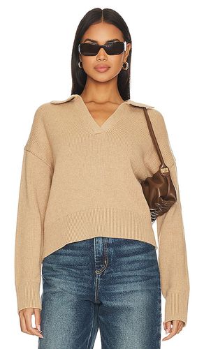 Lucie Sweater in Tan. - size L (also in S, XL) - Velvet by Graham & Spencer - Modalova