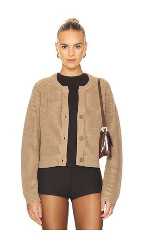 Shayla Cardigan in Tan. - size L (also in M, S, XL, XS) - Velvet by Graham & Spencer - Modalova