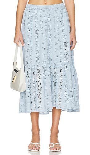 Amelia Midi Skirt in Baby Blue. - size M (also in S, XL, XS) - Velvet by Graham & Spencer - Modalova