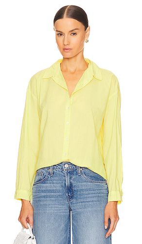 Devyn Button Up Shirt in Yellow. - size L (also in M, XL, XS) - Velvet by Graham & Spencer - Modalova