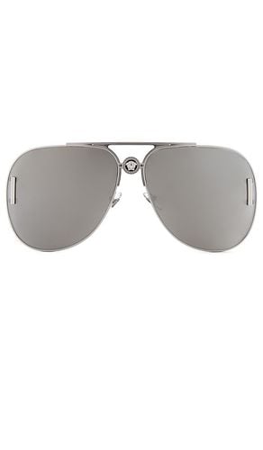 Aviator Sunglasses in Metallic - VERSACE - Modalova