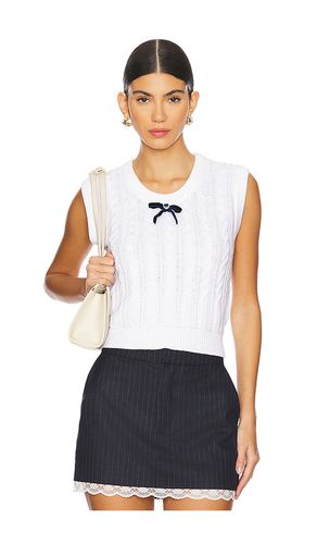 Ribbed Vest in White. - size L (also in M, S, XL, XS) - Vivetta - Modalova