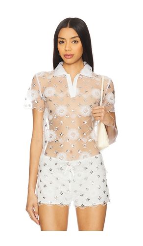 Embroidered Polo in White. - size 36 (also in 38) - Vivetta - Modalova