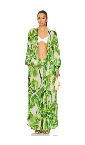 Serena Cover-up in Green. - size 1X/2X (also in 3X/4X, L/XL, S/M) - villa fresca - Modalova