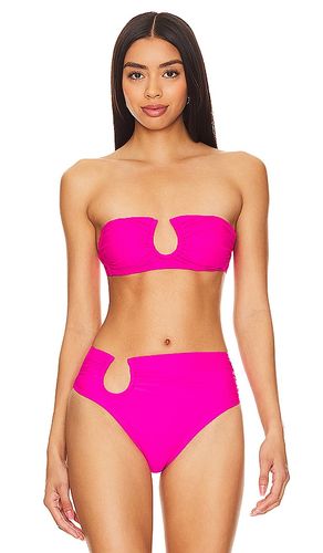 Sofia Bikini Top in Fuchsia. - size 22/24 (also in 26/28, 30/32, 4) - villa fresca - Modalova