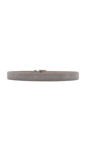 Mm Alex Stitched Suede Belt in Grey. - size 36 (also in 38) - Vince - Modalova