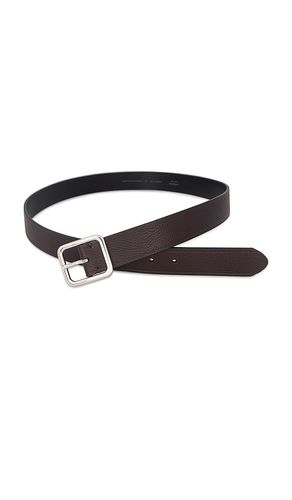 Mm Flat Pebble Belt in Brown. - size 32 (also in 34, 36, 38) - Vince - Modalova