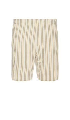 Jacquard Stripe Short in Cream. - size M (also in XL/1X) - Vince - Modalova