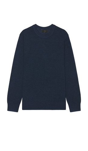 Two Tone Merino Mesh Sweater in Blue. - size L (also in M, S, XL/1X) - Vince - Modalova