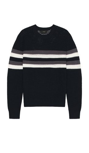 Crochet Chest Stripe Crewneck Sweater in . Size M, XL/1X - Vince - Modalova