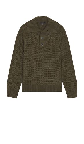 Long Sleeve Mockneck Sweater in Green. - size L (also in M, S, XL/1X) - Vince - Modalova