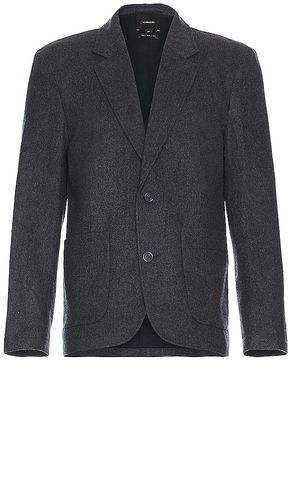 Wool flannel herringbone blazer en color gris talla L en & - Grey. Talla L (también en M, S) - Vince - Modalova