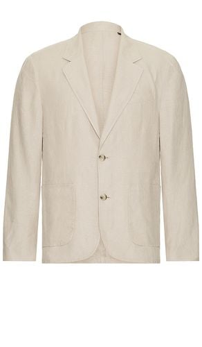 Relaxed Hemp Blazer in Nude. - size L (also in M, S) - Vince - Modalova