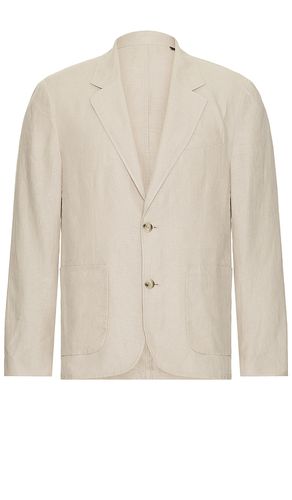 Relaxed hemp blazer en color nude talla L en - Nude. Talla L (también en S) - Vince - Modalova