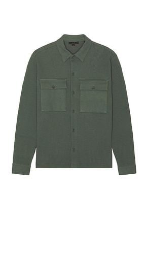 Chunky Waffle Shirt Jacket in Grey. - size S (also in XL/1X) - Vince - Modalova