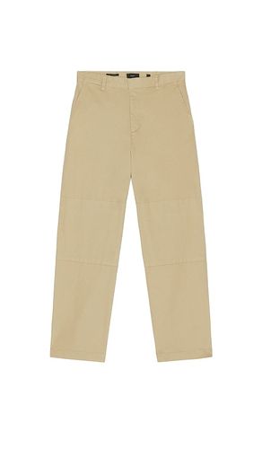 Peached Cotton Henry Pant in Beige. - size 30 (also in 31, 32, 33, 34) - Vince - Modalova