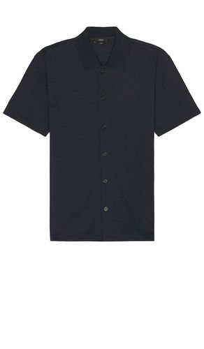 Variegated Jacquard Shirt in Blue. - size L (also in M, S) - Vince - Modalova