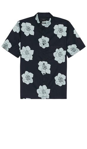 Apple Blossom Short Sleeve Shirt in Blue. - size L (also in M, S) - Vince - Modalova