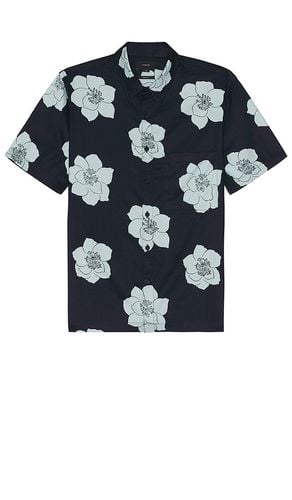 Apple Blossom Short Sleeve Shirt in Blue. - size M (also in S) - Vince - Modalova