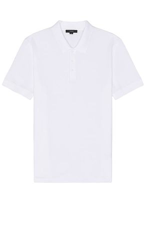 Pique Short Sleeve Polo in White. - size L (also in M, XL/1X) - Vince - Modalova