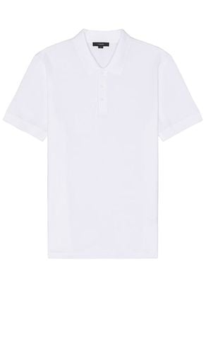 Pique Short Sleeve Polo in White. - size L (also in XL/1X) - Vince - Modalova