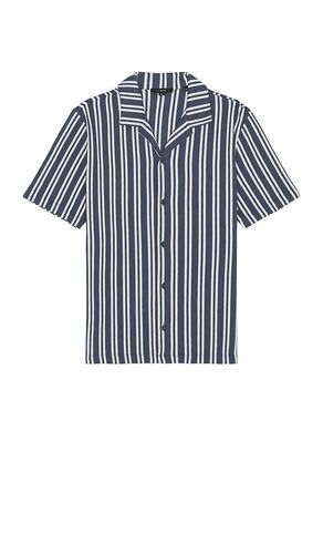 Jacquard Rope Stripe Shirt in Blue. - size L (also in M, S) - Vince - Modalova