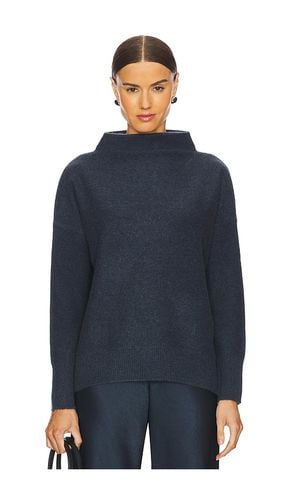 Boiled Funnel Neck Pullover in Navy. - size M (also in S, XL, XS) - Vince - Modalova