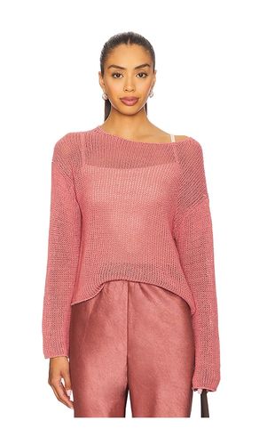 Coated Cotton Pullover in Pink. - size L (also in M, S, XL, XS) - Vince - Modalova
