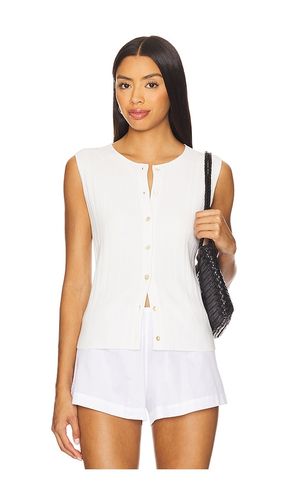 Button Up Shell Sweater in White. - size L (also in M, S, XS) - Vince - Modalova