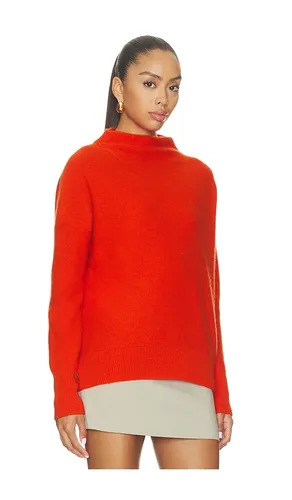Boiled Funnel Neck Pullover Sweater in Orange. - size M (also in S, XS) - Vince - Modalova