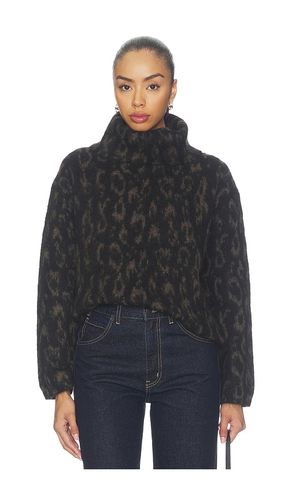 Oversized Turtleneck Jacquard Sweater in . Taglia L. Also in M, S, XS - Vince - Modalova