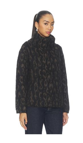 Oversized Turtleneck Jacquard Sweater in . Größe L. Also in M, S, XS - Vince - Modalova