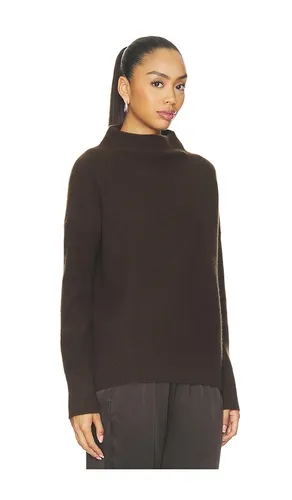 Boiled Funnel Neck Pullover Sweater in Brown. - size L (also in M, S, XL, XS) - Vince - Modalova