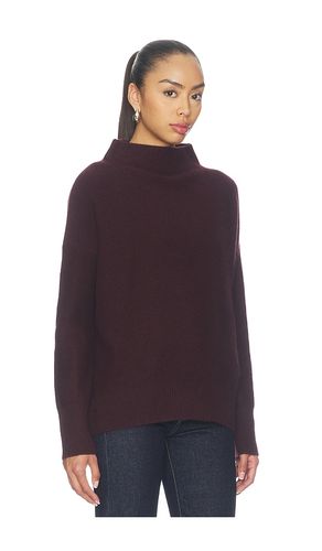 Boiled Funnel Neck Pullover Sweater in Brown. - size L (also in M, S, XS) - Vince - Modalova