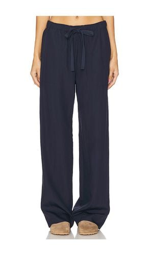 Mid Rise Utility Drawstring Pant in Navy. - size L (also in S, XS) - Vince - Modalova