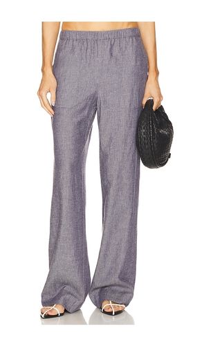 Mid Rise Casual Pull On Pant in Navy. - size M (also in S, XS, XXS) - Vince - Modalova