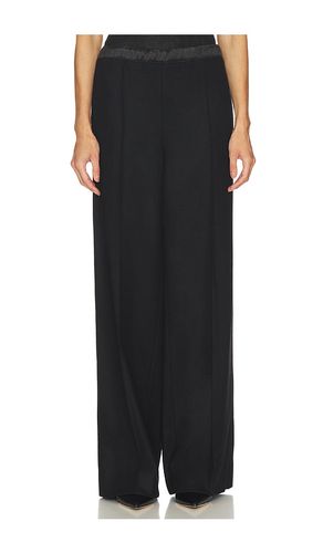 Mid Rise Satin Combo Pull On Pant in . Size L. Also in S, XS - Vince - Modalova