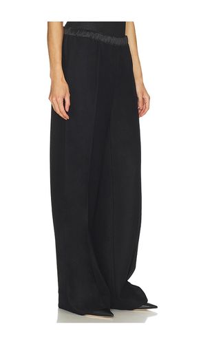 Mid Rise Satin Combo Pull On Pant in . Size L. Also in S, XS - Vince - Modalova