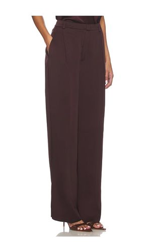 Mid Rise Wide Leg Pleated Trouser in Purple. - size 2 (also in 4, 8) - Vince - Modalova