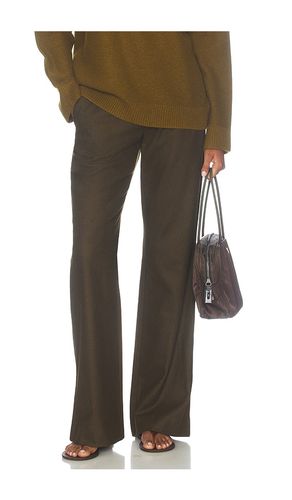 Simone Mid Rise Soft Flannel Flare Pant in . Größe 0. Also in 00, 10, 4, 6, 8 - Vince - Modalova