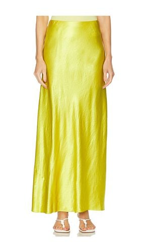 Satin Maxi Skirt in Yellow. - size L (also in M, S, XL, XS) - Vince - Modalova